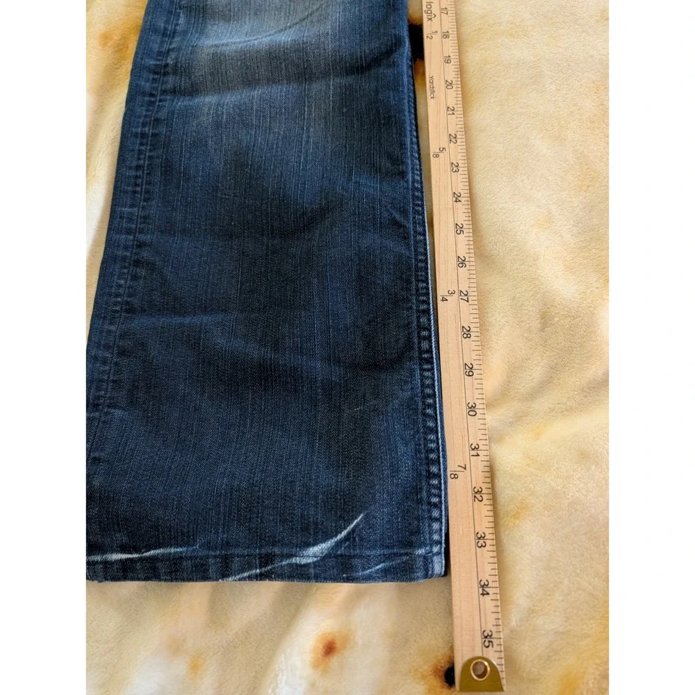 Guess Jeans Rhodes Straight Leg Dark Wash Denim Mens 33x32 M74R5102